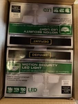 2 Pack Defiant 180 Degree Motion Activated Led Security Light White. Fixed Price $30.00.