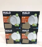 4 Pk Halo 5" & 6" 3000K Matte White Recessed Led Adjustable Gimbal Module 90 Cri. Fixed Price $46.52.