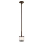 Kichler 42384 Miz Mini Pendant Light Bronze Kitchen Island Hanging. Fixed Price $39.99.