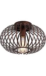 Fivess Lighting Farmhouse Rustic Flush Mount Fixture. Fixed Price $32.00.