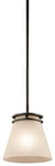 Kichler 1687OZ Hendrik 1-LIGHT Pendant In Olde Bronze. Fixed Price $179.97.