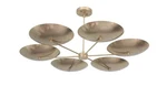 Mid Century 6LIGHT Elegant Chandelier Brass Ceiling Fixture Pendent Home. Fixed Price $362.61.