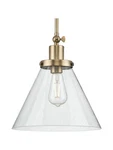 Progress Lighting P500324-163 Hinton 1-LIGHT Pendant, Vintage Brass Seeded Glass. Fixed Price $69.97.