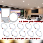 3/4W 6W 9W 12W 15W 18W 20W 25W Dimmable Led Recessed Ceiling Panel Light Fixture. Fixed Price $65.95.