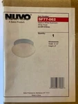 Nuvo SF77-062 White Ceiling Light Fixture. Fixed Price $16.99.