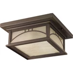 Residence Collection 2-LIGHT Umber Textured Art Glass Craftsman Outdoor Close.... Fixed Price $322.79.
