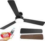 52" Ceiling Fan Light Remote 3CCT Dimmable Timer Reversible Indoor/outdoor. Fixed Price $94.99.