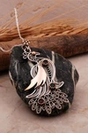 Silver Filigree Peacock Necklace Turkish Telkari Art Pendant Handmade Jewelry. Fixed Price $49.99.