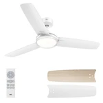 Ceiling 42 White Light Remote 6 Speed Reversible Dreo DR-HCF005 1-4-8H Fans. Fixed Price $179.99.