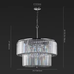 Safavieh Viviann Crystal Tier Chandelier, Reduced Price 2172780939 CTL1054A. Fixed Price $528.00.