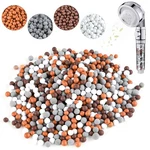 4 Pack Replacement Shower Head Beads Four Color Anion Mineral. Fixed Price $16.99.