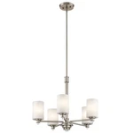 Kichler Joelson 24" 5-LIGHT Brushed Nickel Cylinder Chandelier. Fixed Price $80.99.