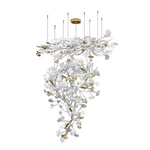 18 Lights Ginkgo Branch Leaves Chandelier Lamp Modern Luxury Petal Staircase. Fixed Price $2004.18.