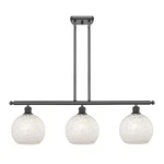 Innovations Lighting 516-3I-11-36-WHITE Mouchette-indoor Pendant Oil Rubbed. Fixed Price $526.24.