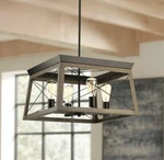 Progress Lighting P400047-020 Briarwood 4-LIGHT Antique Bronze Chandelier. Fixed Price $109.97.