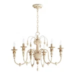 Quorum International 6316-6 White Salento 6-LIGHT Tier Chandelier. Fixed Price $516.00.