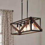 Kichler Barrington 5-LIGHT 2296064 Pendant Distressed Black Bnib Sealed. Fixed Price $115.00.