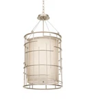 Kalco Atelier Tarnished Silver Pendant Model 6484TS - Display Read. Fixed Price $385.95.