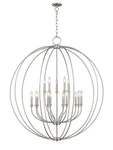 Livex Lighting 46690 Milania 15 42"W Candle Style Globe - Nickel. Fixed Price $1699.96.