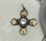 Grace & Heart Cathedral 925 Cz Pendant 1.9IN / 11.26G. Fixed Price $108.00.