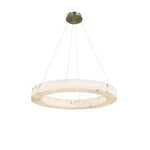 Justice Lumenaria Medley Led 32" Ring Pendant, Br/faux Alabaster FAL-8223-BRSS. Fixed Price $1498.00.