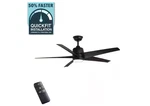 Hampton Bay Mena 54IN. Color Changing Led Matte Black Ceiling Fan Remote Control. Fixed Price $79.92.