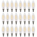 60-WATT Equivalent B10 E12 Candelabra Filament Cec Clear Glass Chandelier Led. Fixed Price $88.28.