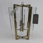 Gabby SCH-192102 Melissa 4-LIGHT Lantern Chandelier In Brass. Fixed Price $275.00.