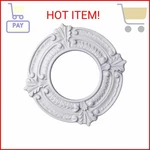 Ekena Millwork CM09BN Benson Ceiling Medallion, 9"OD X 4 1/8"ID 5/8"P, Primed. Fixed Price $16.73.