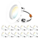 Sunco Led Recessed Lighting 4 Inch 12 Pack Selectable Color Temperature Dimmable. Fixed Price $87.37.