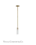 Visual Comfort Aerin Casoria Petite Single Pendant Brass, Arn 5480HAB-CG. Fixed Price $534.86.