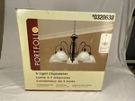 Portfolio 5-LIGHT Chandelier Oil-rubbed Bronze Down/uplight Installation 0320638. Fixed Price $129.99.