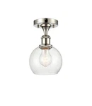Innovations Lighting 516-1C-10-6 Athens Semi-flush Deco Nickel. Fixed Price $154.00.