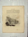 Original Old Antique Print Lands End Cornwall Light House 1814 Cooke Murray. Fixed Price $20.26.