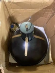Hinkley Argo Dome Light Pendant, Led, Satin Black & Brass, 3 Rods (6" 12"). Fixed Price $508.99.