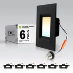 Asd 6 Inch Retrofit Led Square Recessed Lighting Cct 2700/3000/3500/4000/5000. Fixed Price $97.74.