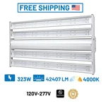 323W Linear High Bay 42400LM 4000K Replaces 1000W Mh Hid Warehouse Shop Light. Fixed Price $95.00.