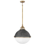 Hinkley Lighting Chandelier Fletcher Aged Zinc - 4835DZ. Fixed Price $799.00.