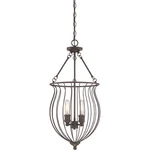 Quoizel Baroness 15" Cage Chandelier Transitional Western Bronze BNS5204WT. Fixed Price $79.99.