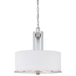 Pendenza 3-LIGHT Brushed Nickel Chandelier By Thomas Lighting. Fixed Price $194.90.