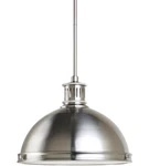 Sea Gull 6508693S-962 Pratt Street Led 13" Brushed Nickel Pendant Ceiling Light. Fixed Price $250.00.