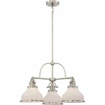 Quoizel GRT5103BN 3-LIGHT Grant Dinette Chandelier Brushed Nickel. Fixed Price $469.99.