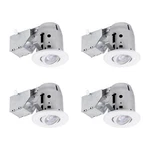 Globe Electric 90718 3" Led Rated Swivel Round Trim Recessed Lighting Kit .... Fixed Price $46.68.