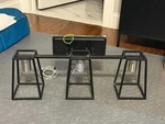 Ove Decors Agnes Iii 3-LIGHT Matte Black Modern Industrial Fixture. Fixed Price $73.59.