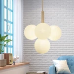 Milk White Glass Chandelier 4-LIGHT Globes Hanging Pendant Lamp Ceiling Fixtures. Fixed Price $103.76.