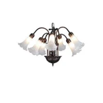 Meyda Lighting 20"W White Pond Lily 7 Lt Chandelier, - 11621. Fixed Price $568.80.