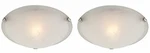 Westinghouse One-light Indoor Ceiling Fixture White And Brushed Nickel Finish. Fixed Price $71.25.