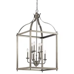 Kichler 42591 Nickel Larkin 8-LIGHT 24"W Taper Candle Chandelier. Fixed Price $755.99.
