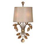 Uttermost Alenya 2-LIGHT Burnished Gold Wall Sconce. Fixed Price $365.00.