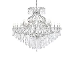 Elegant Lighting 2800G72/RC Maria Theresa 49 72"W Crystal - Chrome. Fixed Price $7422.00.